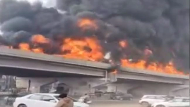 Punjab Flyover Fire