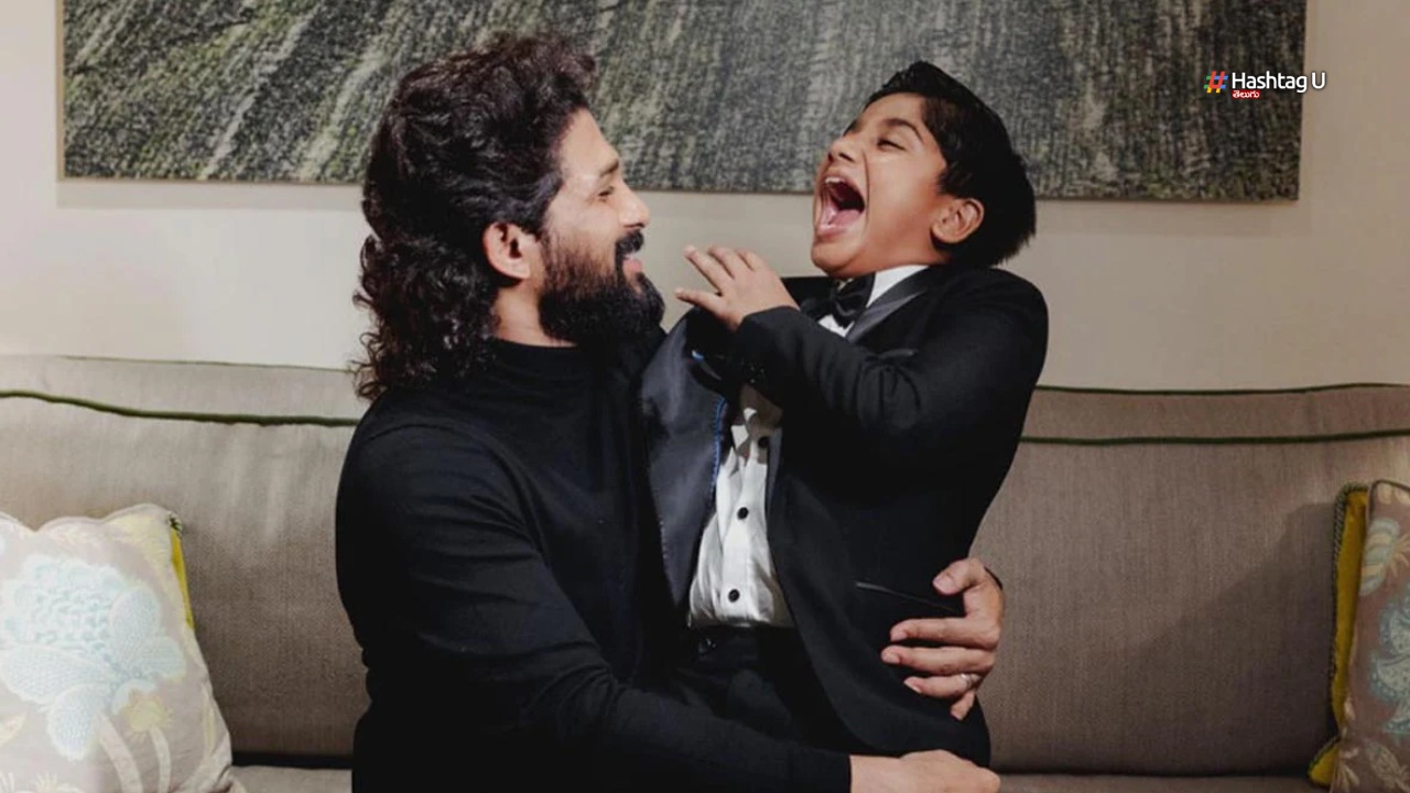 Allu Arjun son Ayan is Prabhas Fan