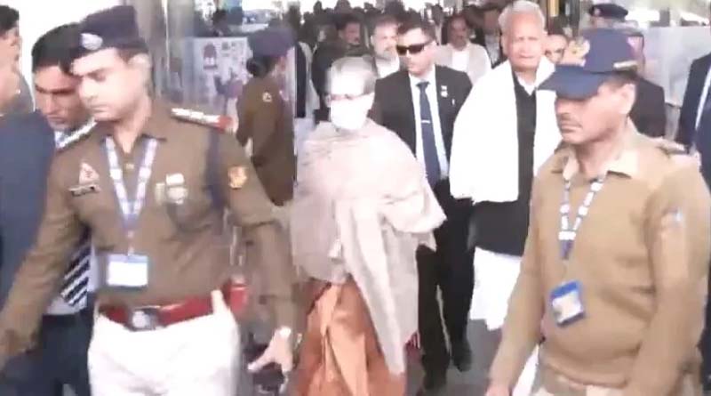 Sonia Gandhi Reached Jaipur To File Nomination