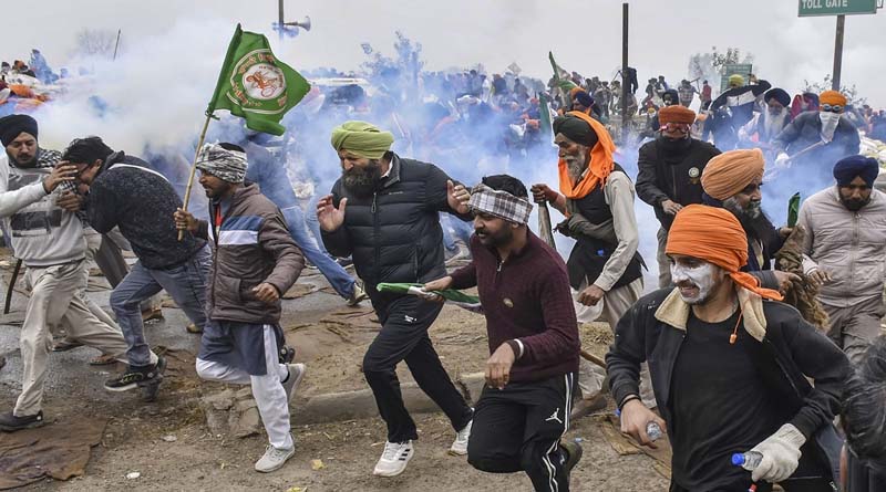 Tear Gas Used At Punjab Haryana Border, Centre Calls Farmers For Talks Again