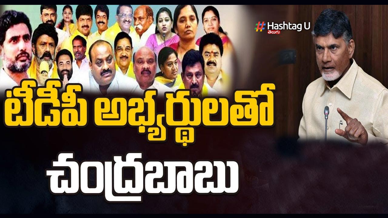 Chandrababu Teleconference 