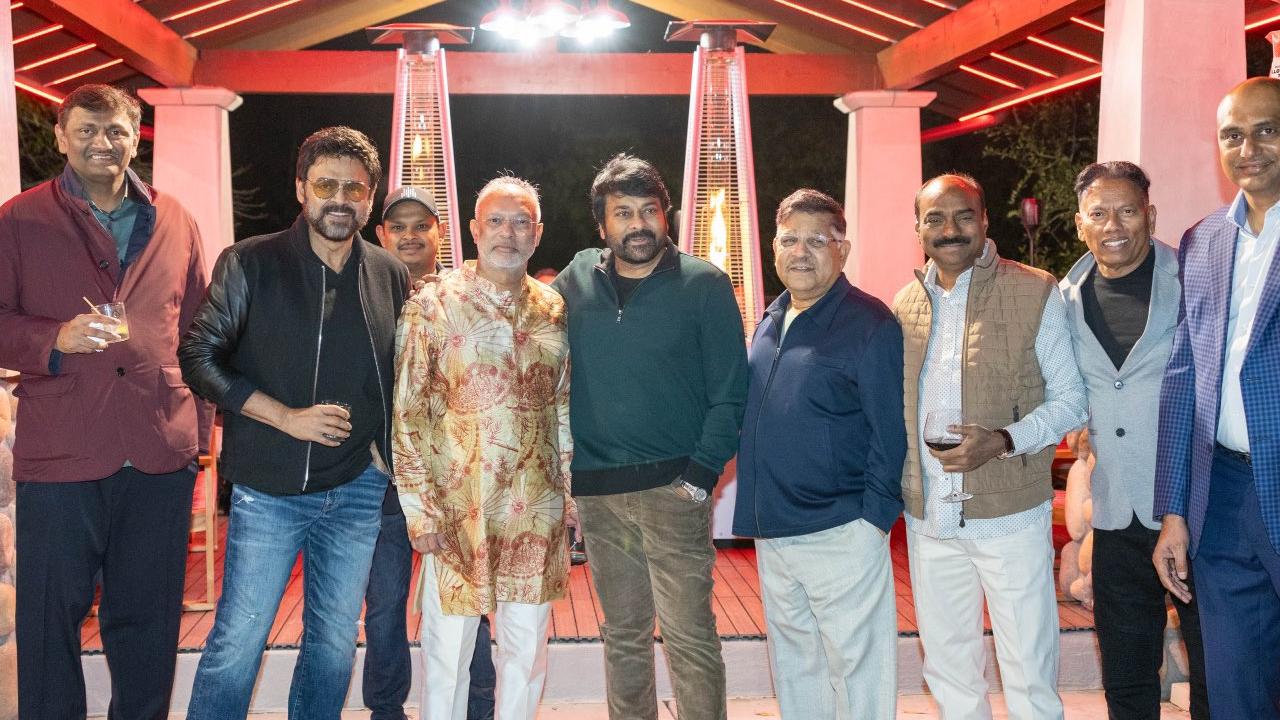 Chiranjeevi Venkatesh Enjoying in America