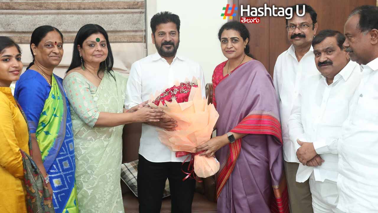 Meet Nandamuri Suhasini with Revanth Reddy