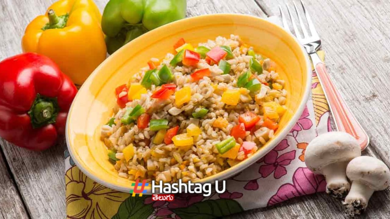 Mushroom Capsicum Rice