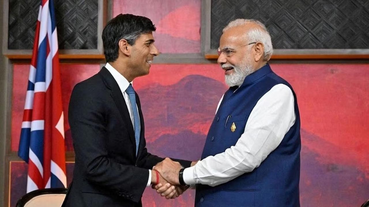 Pm Modi, Rishi Sunak Discus