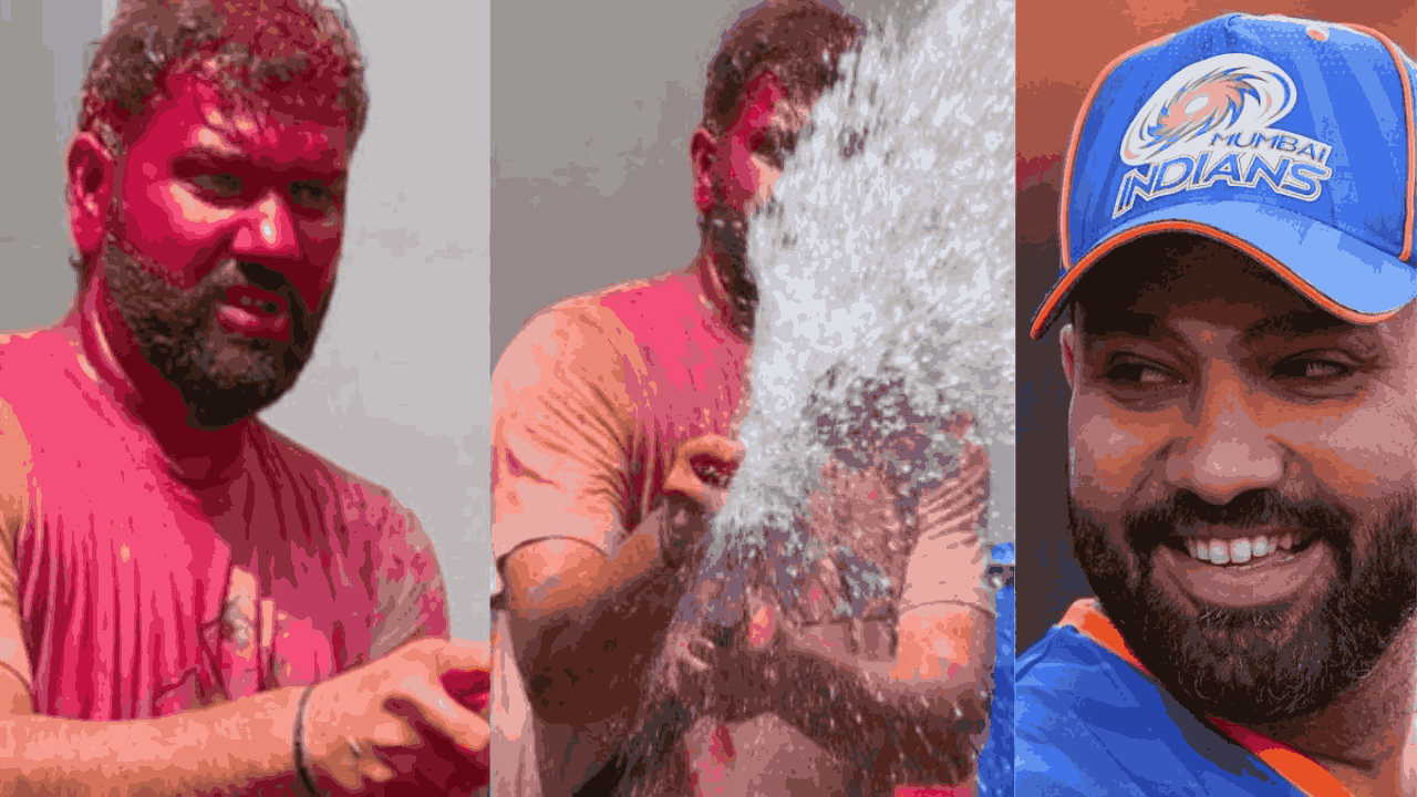 Rohit Sharma Holi
