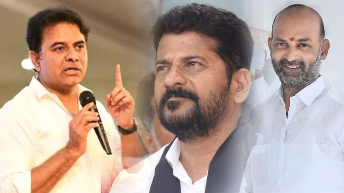 ktr, revanth,bandi