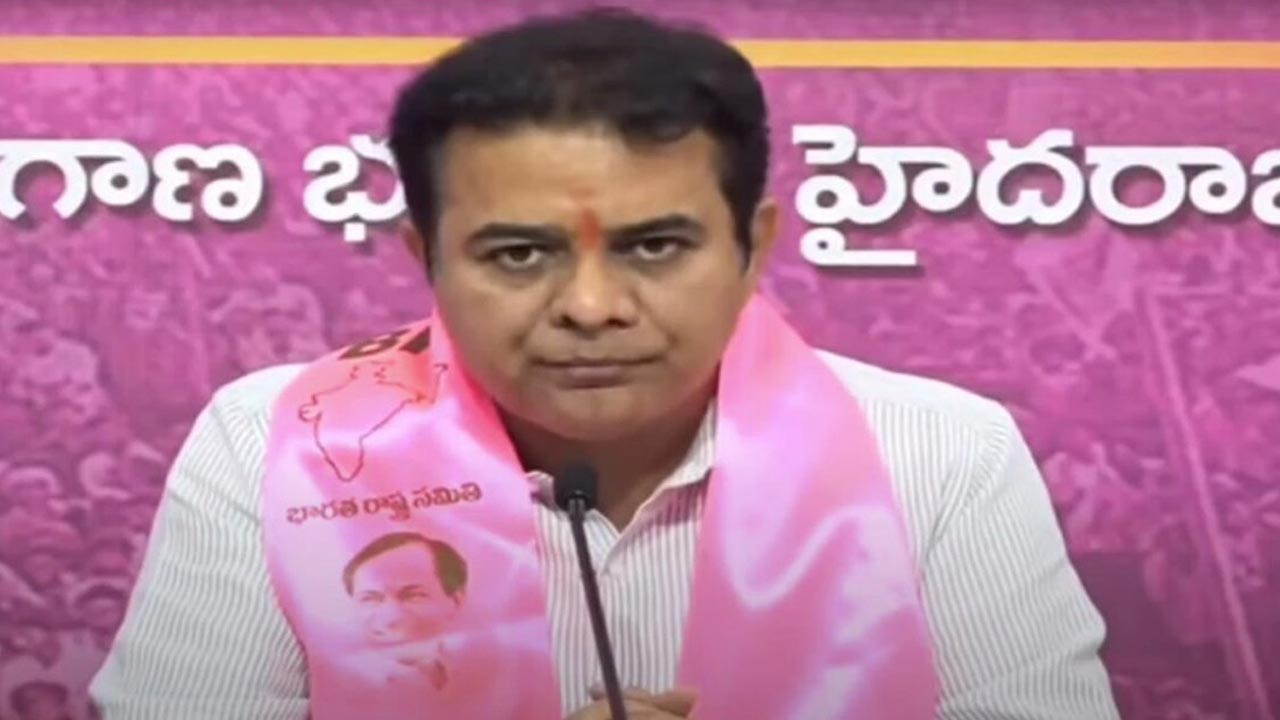 Ktr Press Meet At Telangana