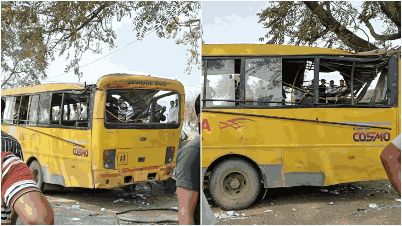 Bus Overturns