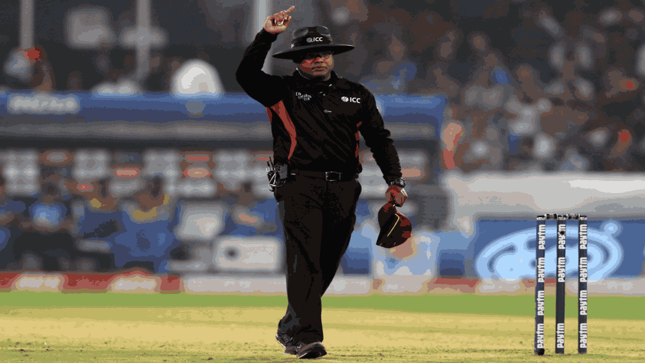 Umpire Nitin Menon