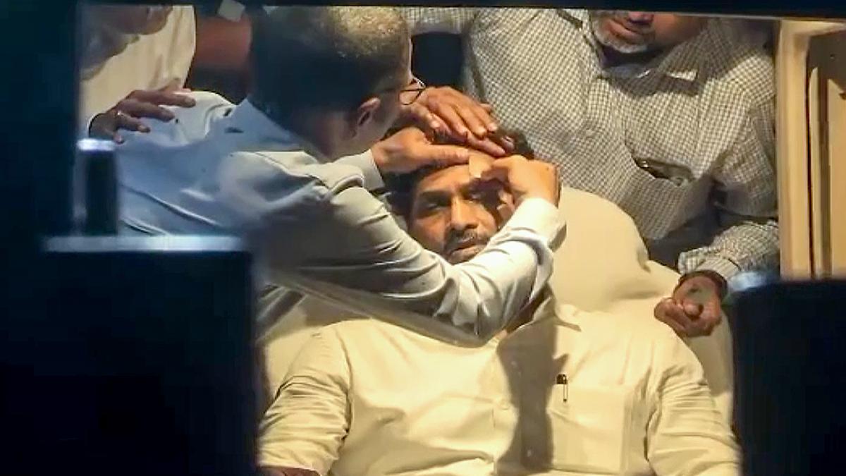 Stone Attack on CM Jagan