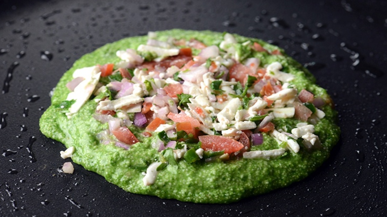 Palak Uthappa Recipe