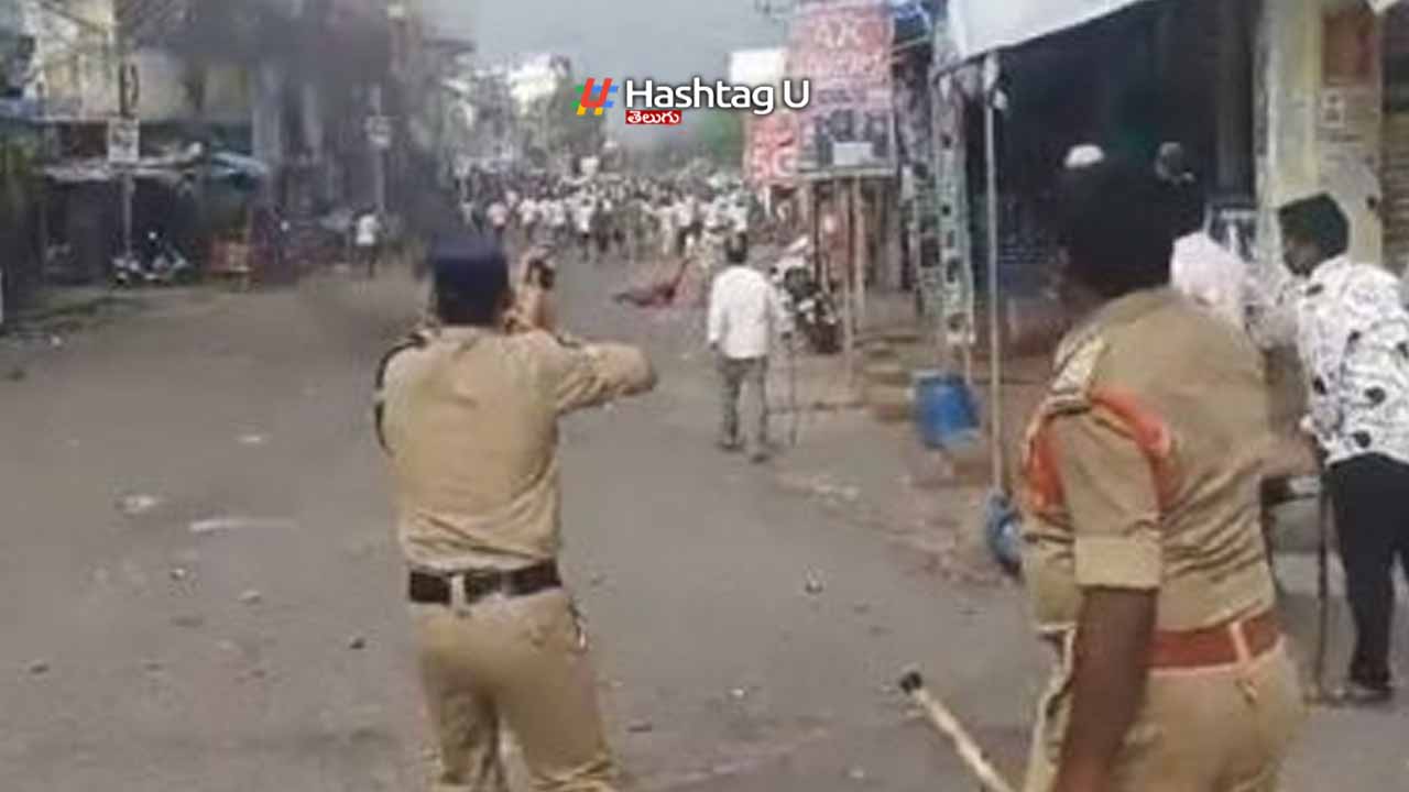Riots again in Palnadu.. Central forces enter the field..!