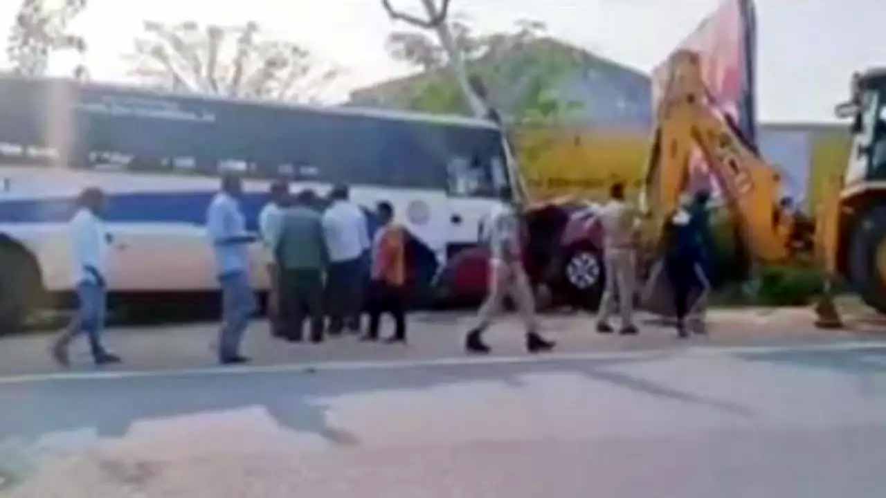 Accident Hyderabad Srisaila