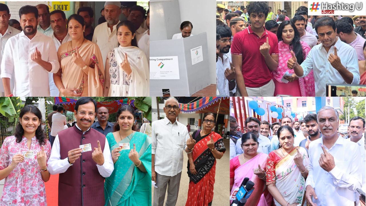 Cm Revanth Kcr Ktr Voting Min