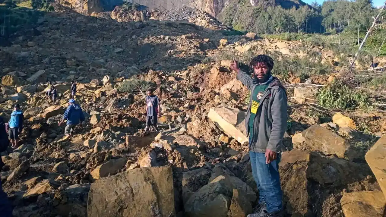 Huge Landslide