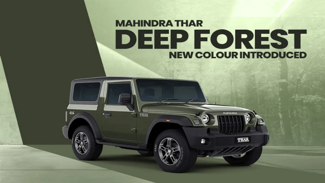 Mahindra Thar New Colour