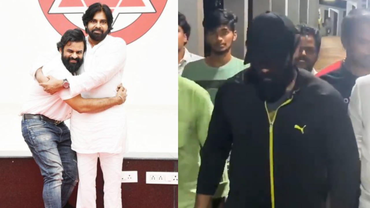 Sai Dharam Tej Went To Tirumala For Pawan Kalyan Success