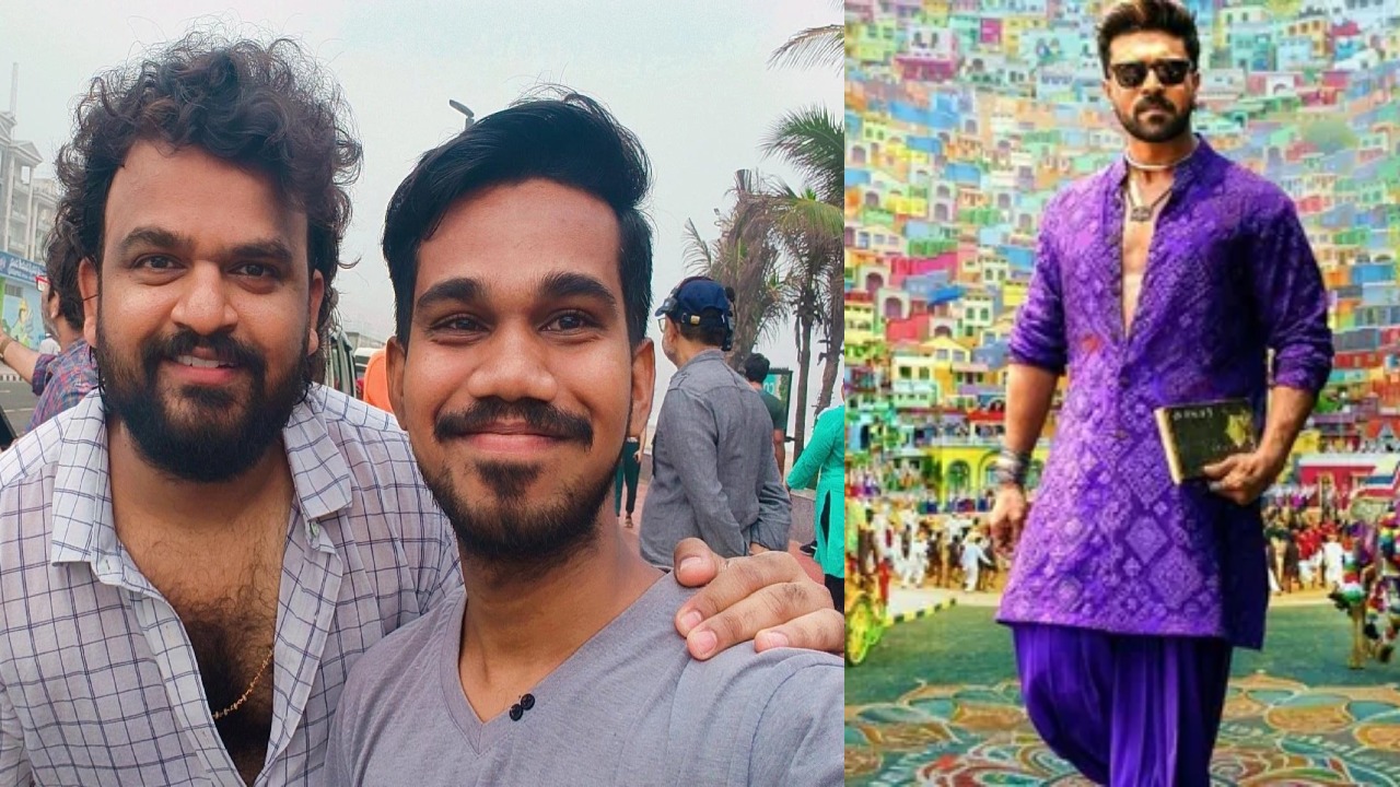 Sailesh Kolanu At Ram Charan Game Changer Shooting Set Vizag