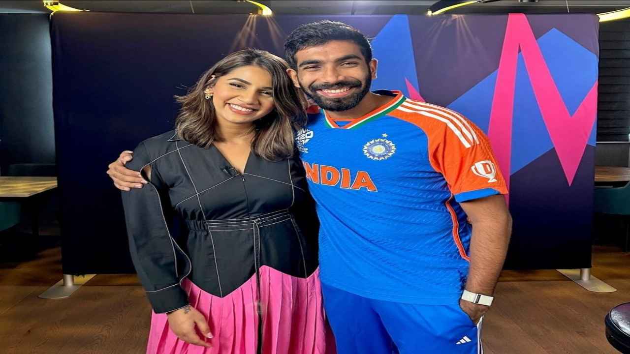 Jasprit Bumrah- Sanjana Ganesan