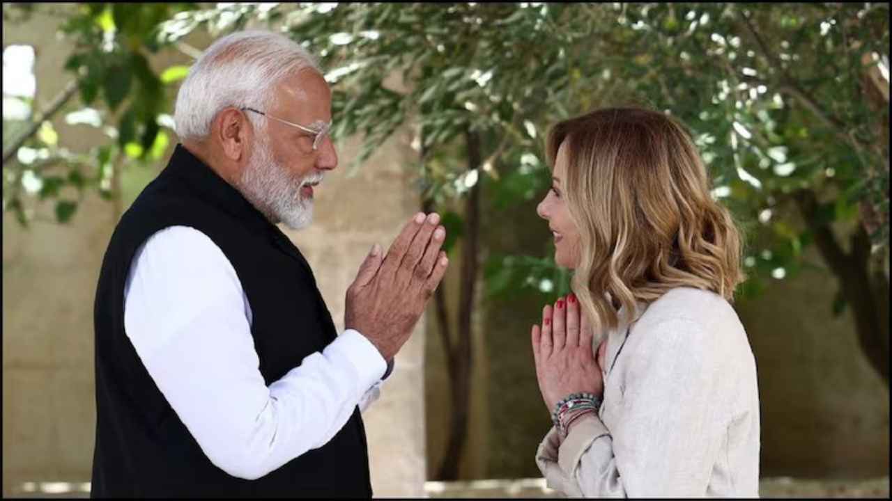 PM Modi- Giorgia Meloni