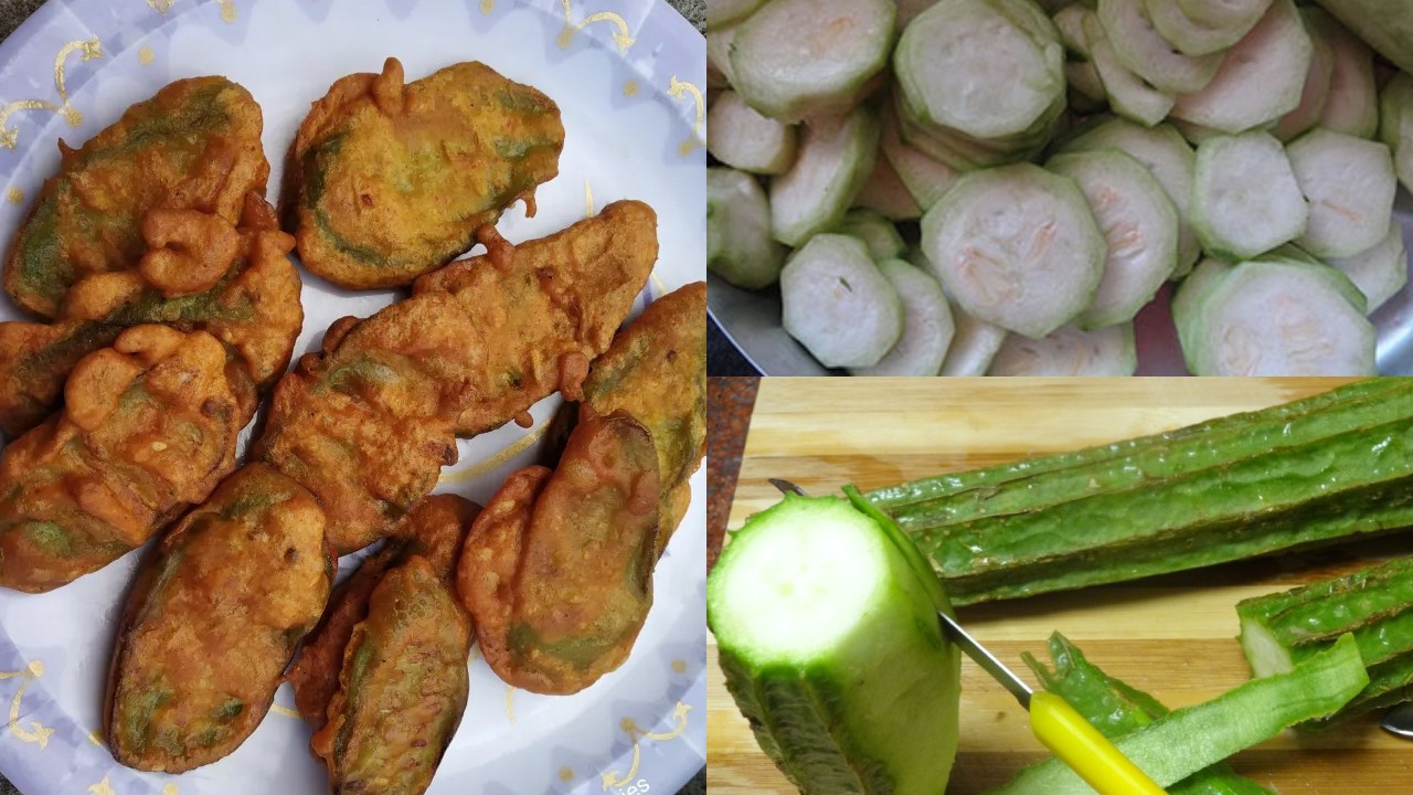 How to Prepare Ridge Gourd Bajji Beerakaya Bajji at Home