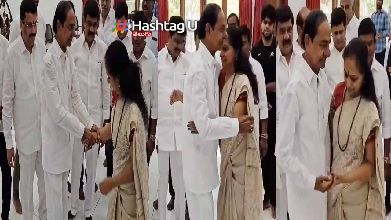 MLC Kavita who meet KCR