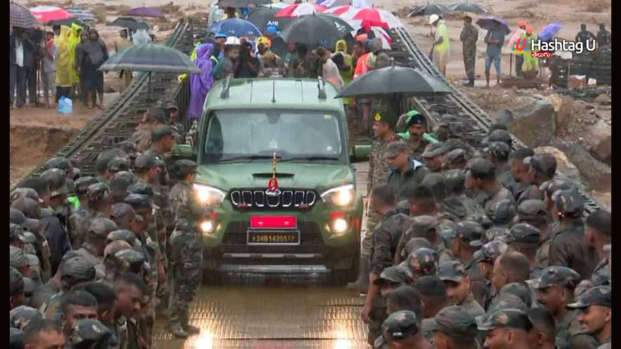Temporary Bridge In Wayanad