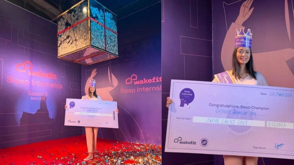 Bengaluru Woman Sleep Champion Wakefit