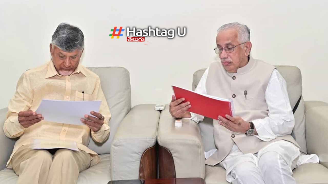 CM Chandrababu meet with Governor Abdul Nazir