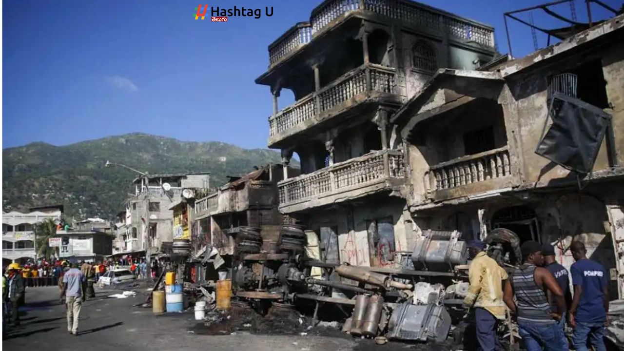 Fuel Truck Explosion In Haiti