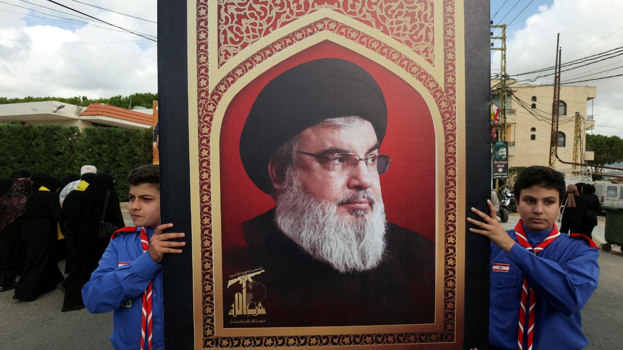 Hezbollah Head Hassan Nasrallah Israel Strike