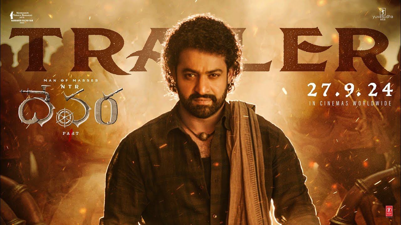 NTR Janhvi Kapoor Devara Trailer Released