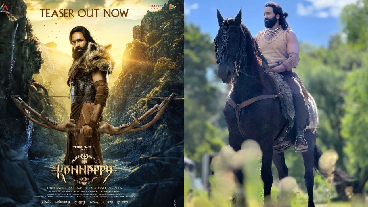 Manchu Vishnu Introduced a Horse worked in Kannappa as his Friend