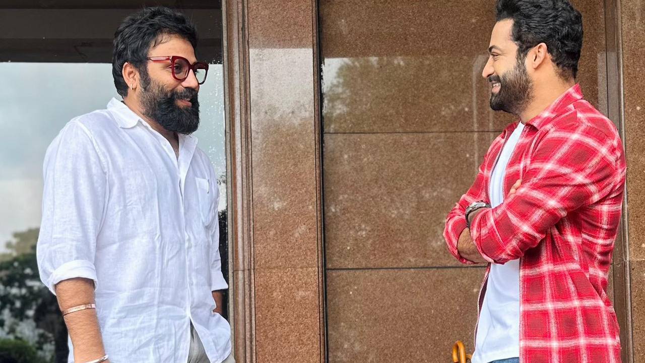 Jr NTR Meets Sandeep Reddy Vanga in Mumbai Photo goes Viral