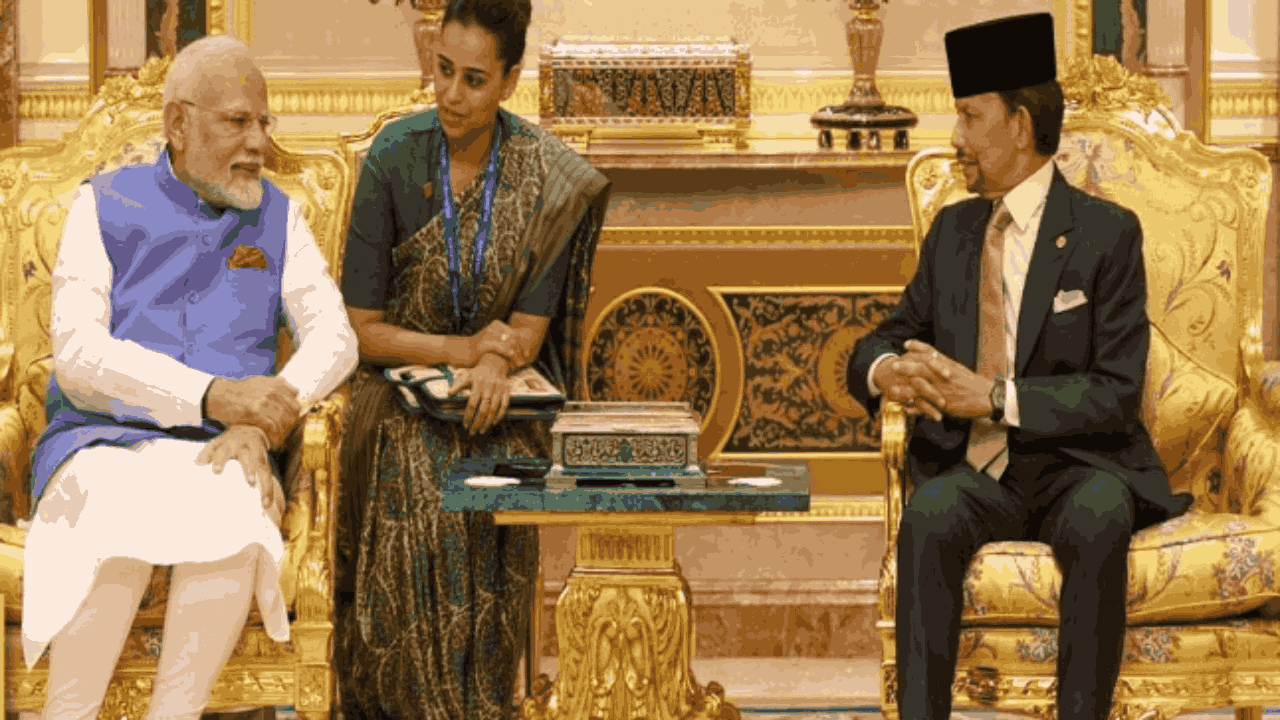 PM Modi In Brunei