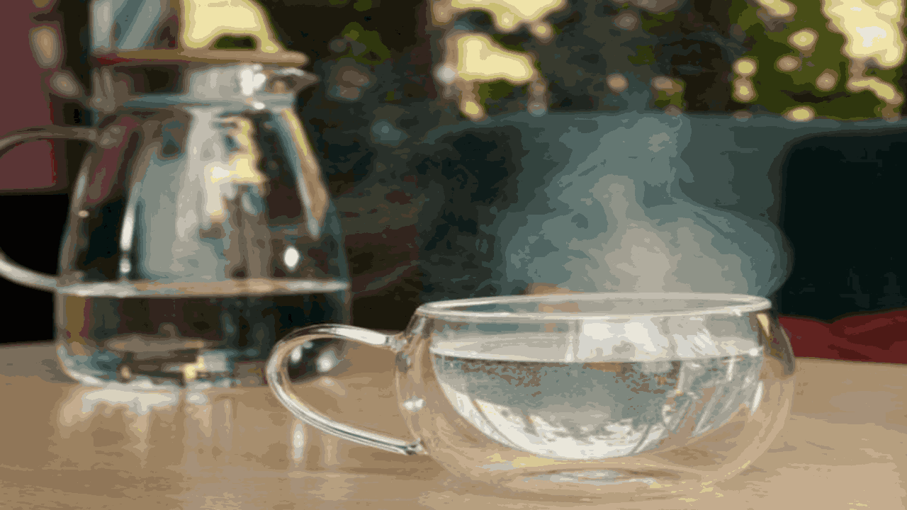Drinking Hot Water