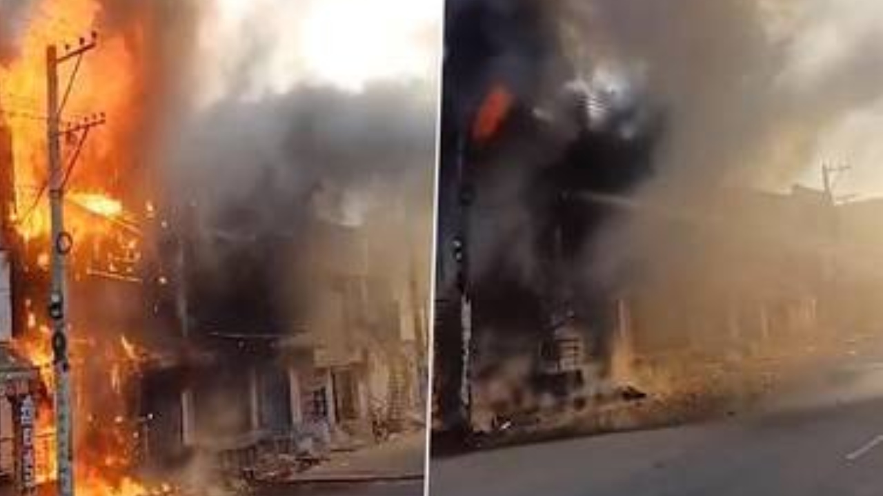 Fire Accident Jangaon