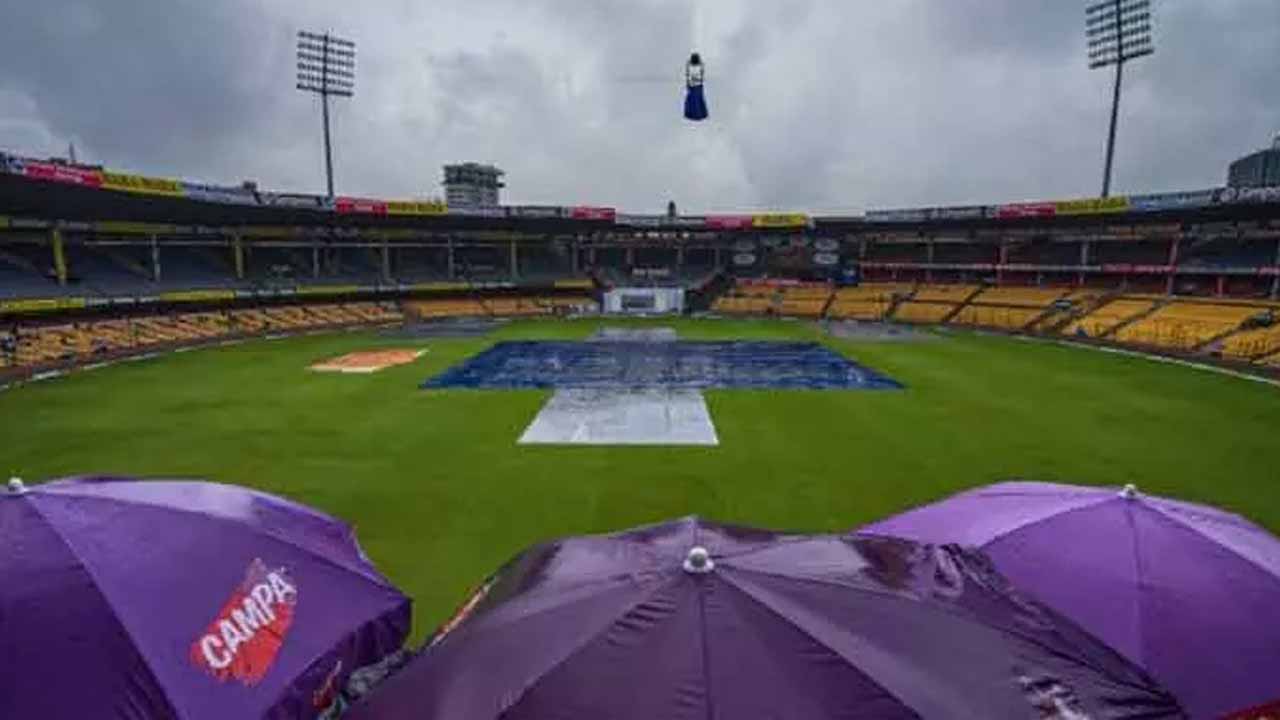 First day of match india vs new zealand cancelled due to rains
