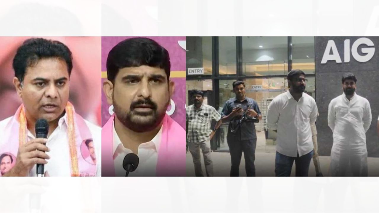 Ktr Kaushik Drug Tests Congress Mlc balmoori Venkat Anil Kumar Yadav
