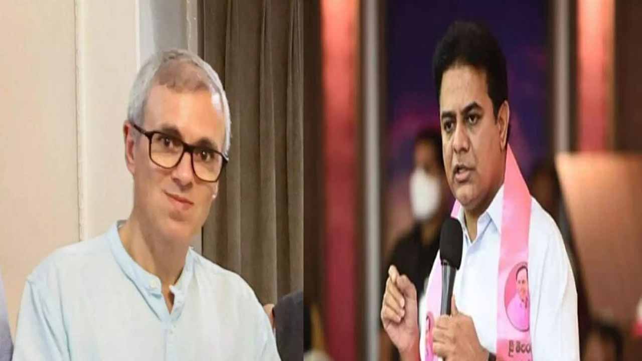 KTR congratulated Omar Abdullah