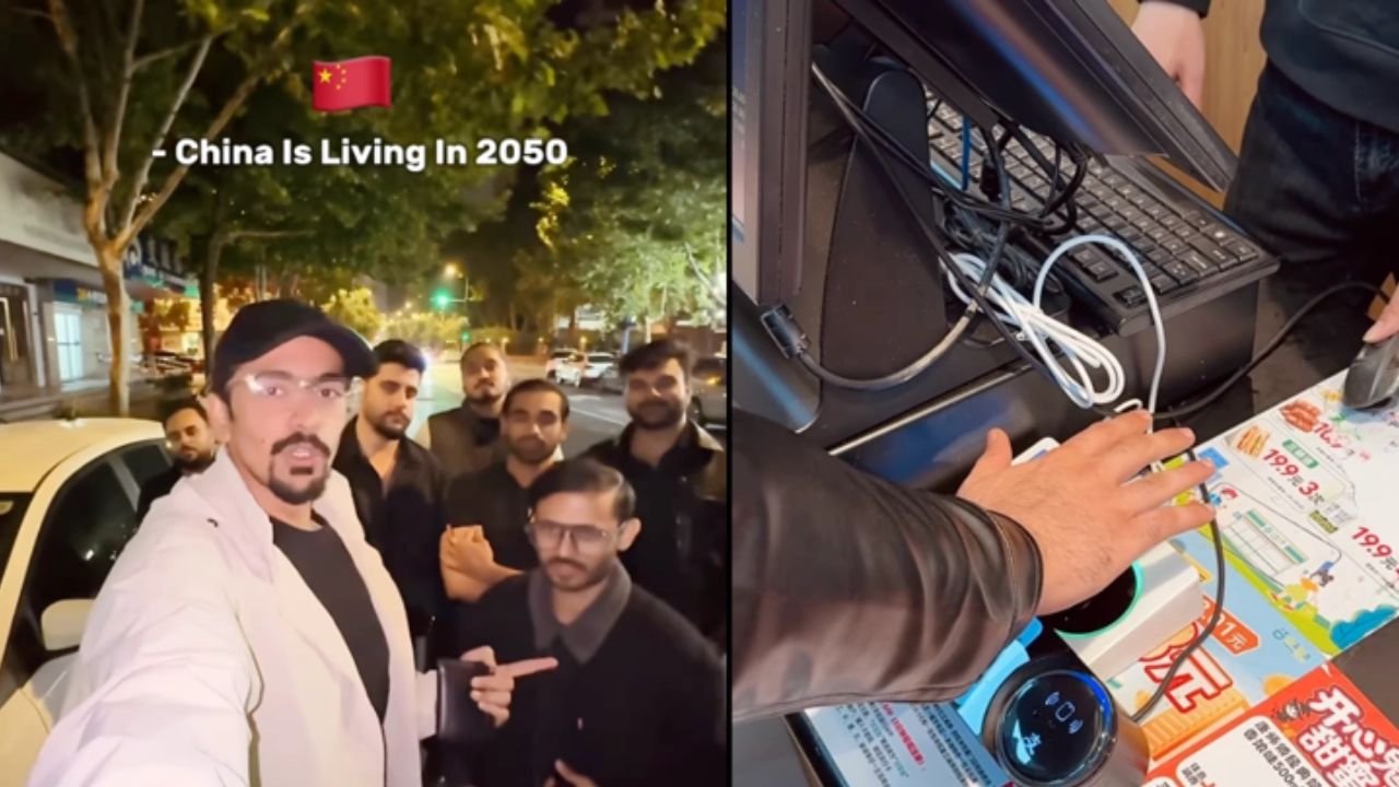 Palm Payment System China Living In 2050 Pakistani Influencer Video