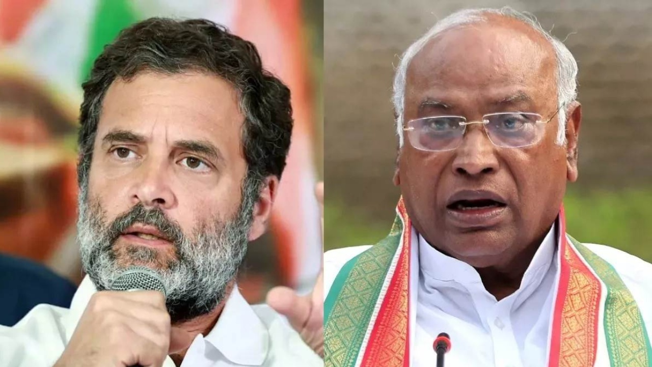 Rahul Gandhi Mallikarjun Kharge