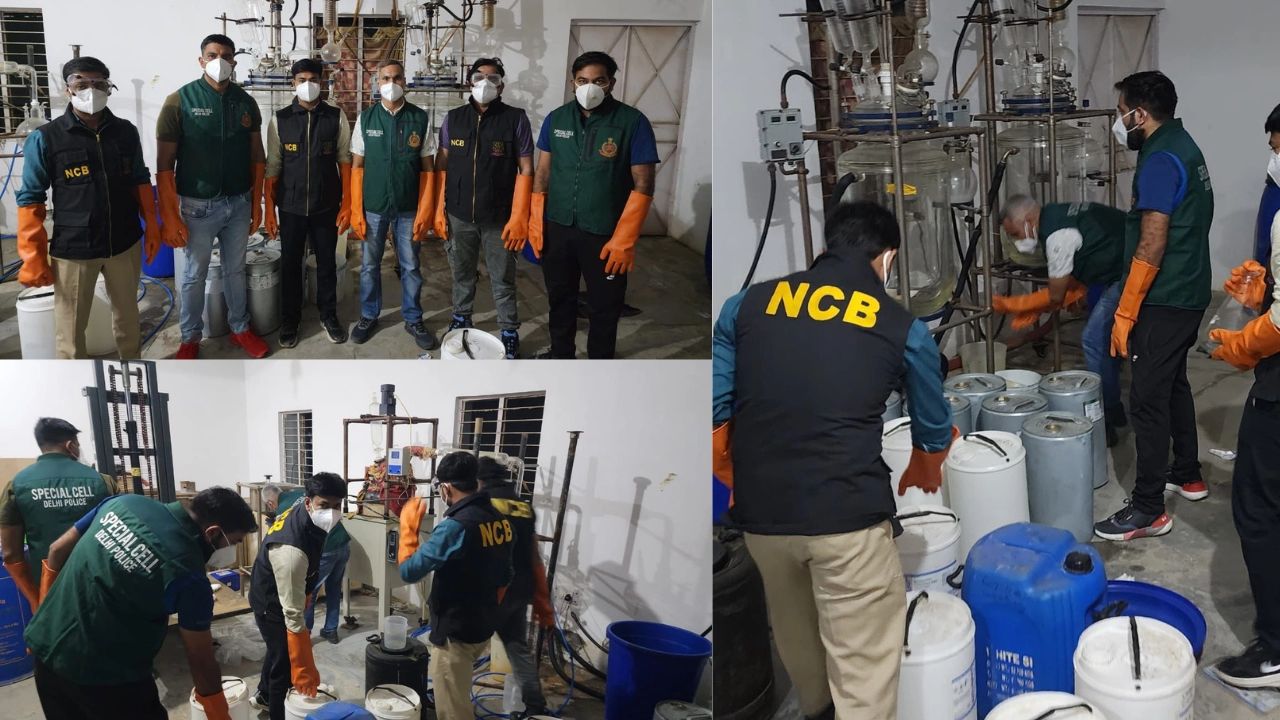 Tihar Jail Warden Meth Lab Greater Noida