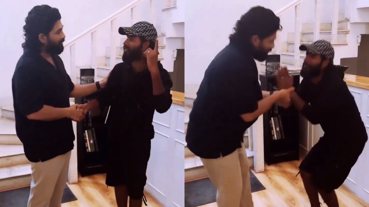 Allu Arjun fan comes from 1600km to meet him Video goes Viral