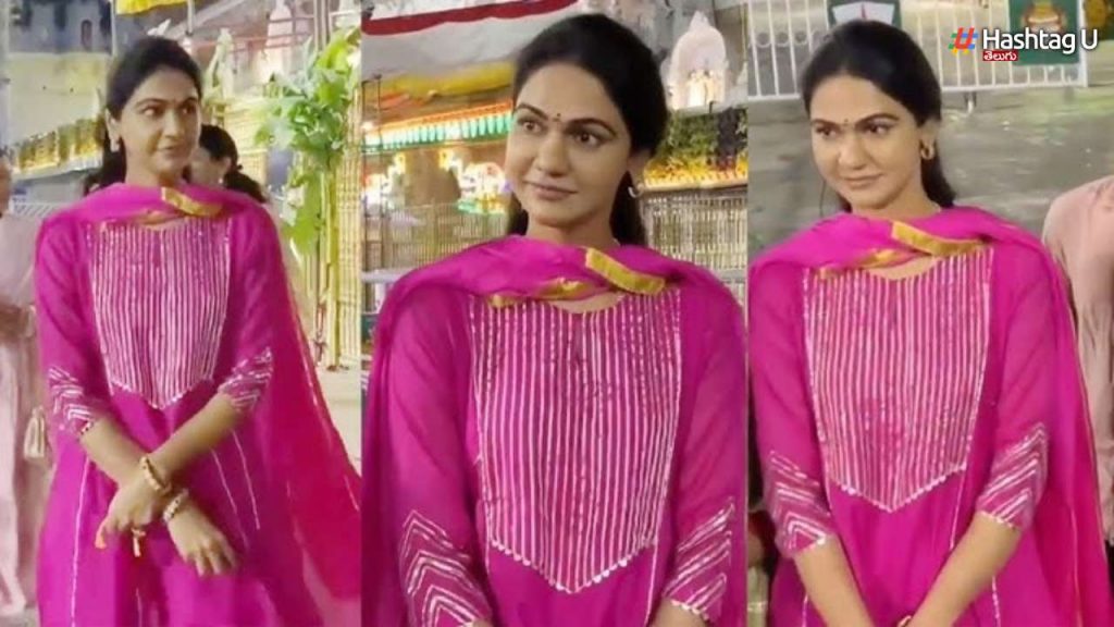Allu Sneha Reddy Visits Tirumala