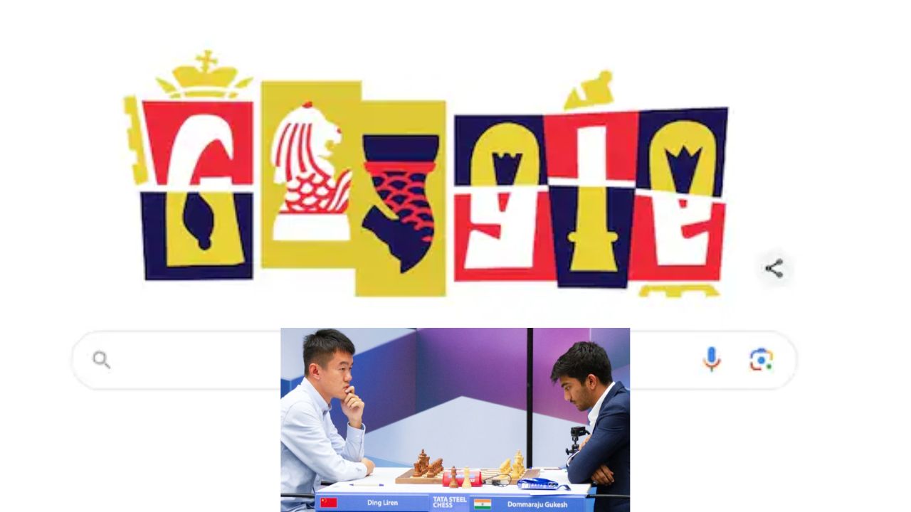 Google Doodle : గూగుల్ డూడుల్ చూశారా ? గుకేష్ దొమ్మరాజు, డింగ్ లిరెన్లకు అరుదైన గౌరవం Google Doodle World Chess Championship 2024 D Gukesh Ding Liren