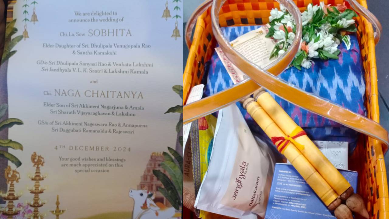 Naga Chaitanya Shobhitha Wedding Card Viral In Social Media