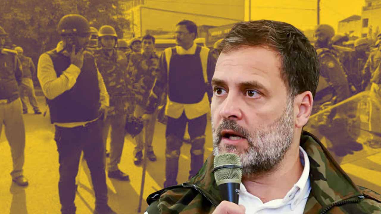 Rahul Gandhi responded on sambhal firing incident