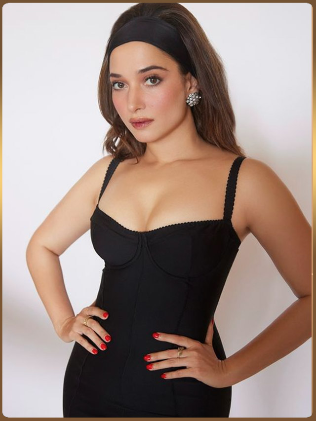 Tammanah Bhatia looks like an angel wrapped in black